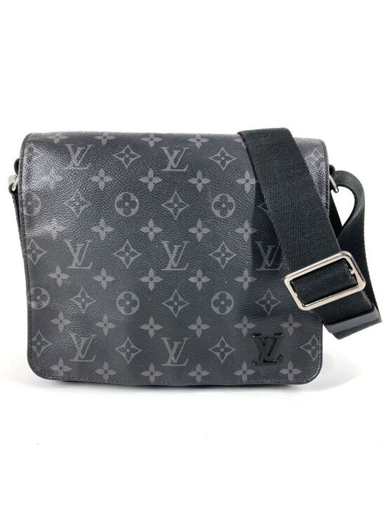 Louis Vuitton Handbags - Louis Vuitton Shoulder Bag District PM NM Monogram Eclipse Canvas Black
